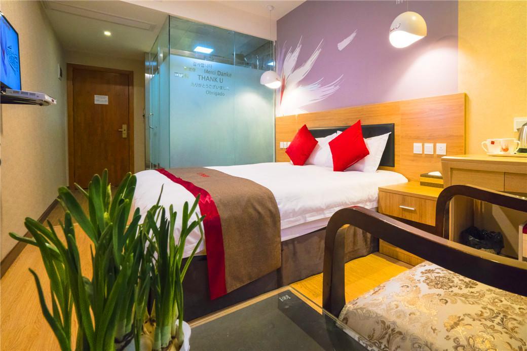 Thank Inn Chain Hotel Sichuan Guangan Wusheng County Hongwu Avenue 외부 사진